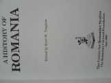 Romania története angol nyelven 1995 Romania története angol nyelven 1995