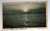 A Balaton Esti hangulat képeslap futott 1927-ben