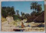 Algéria Bou-saada folyó algir képeslap futott 1970