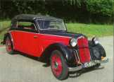 Autós képeslap - DKW F8 (1939)