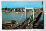 Budapest Erzsébet-híd képeslap nem futott