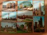 kisméretű képeslapok a régi Budapestről