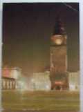 Krakow főtér harangláb lengyel képeslap futott 197