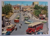 Nicosia Metaxa tér régi görög képeslap postatiszta