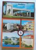 Piestany városképek csehszlovák képeslap futott