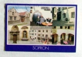Sopron városképek képeslap nem futott