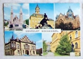 Szegedi városképek képeslap nem futott