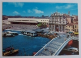 VelenceLuca állomás régi olasz képeslap postatiszt