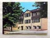 Weimar Schillerhaus német képeslap postatiszta