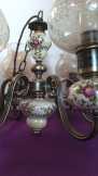 Barock stilusu Majolikas lampa Barock stilusu Majolikas lampa