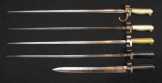 Mle 1886/16 Lebel Bayonet szurony réz markolattal 