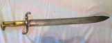 Német 1865-1871 Faschinenmesser Sawback Bajonett Német 1865-1871 Faschinenmesser Sawback Bajonett