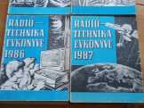 A Rádiótechnika évkönyve 1986- 1991 10000ft/6db ób