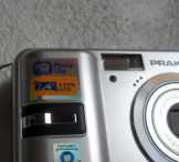 7 megapixeles Praktica digitális kamera - hibás