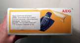 AEG D9 Voice DECT (2003) Üres Doboz + Papírjai