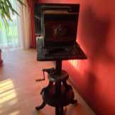 Antik állványos fényképezőgép  