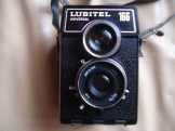 Lubitel 166 fényképezőgép+vaku