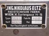 Radione csöves telepes rádió 1950-ből