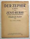 Der Zephir Op. 30 von Jenő Hubay für violin kotta