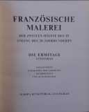 Französische malerei könyv