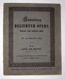 Sammlung Beliebter Opern német kotta