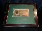 1973 ARANY UNC FONT, 24 kt ARANY ANTIK BANKJEGY
