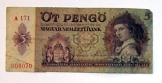 Antik régi öt Pengő 1939 papírpénz bankjegy    