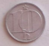 Csehszlovák 10h pénzérme fémpénz 1983