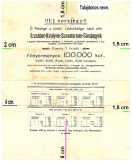 Erzsébet Királyné Szanatórium Sorsjegy 1904 Erzsébet Királyné Szanatórium Sorsjegy 1904