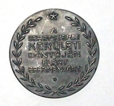Kilián György seregszemle 1956 plakett medál 