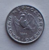 Magyar 10 fillér 1989 fémpénz pénzérme Magyar 10 fillér 1989 fémpénz pénzérme