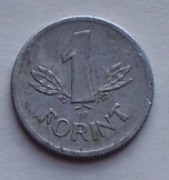 Magyar 1 forint 1967 fémpénz pénzérme Magyar 1 forint 1967 fémpénz pénzérme