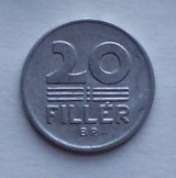 Magyar 20 fillér 1984 fémpénz pénzérme Magyar 20 fillér 1984 fémpénz pénzérme