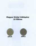 Magyar Királyi Váltópénz - 10 fillér