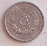 Német NDK 1 Pfennig pénzérme fémpénz 1979 DDR Német NDK 1 Pfennig pénzérme fémpénz 1979 DDR