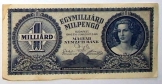 Régi Egymilliárd milpengő 1946 papírpénz bankjegy