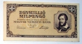 Régi Egymillió B.-pengő 1946 papírpénz bankjegy