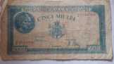 Román bankjegy ötezer LEI 1945 