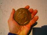 Sztálin bronz plakett 