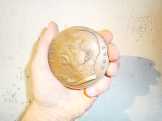Sztálin bronz plakett 
