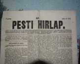 1847. évi "Pesti Hirlap"  és "Nemzeti Újság" 