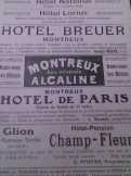 1913-as nyári menetrend Montreux és Clion között