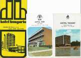 Hungar Hotels reklám kiadványok 70 - es évek 