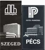 Hungar Hotels reklám kiadványok 70 - es évek 
