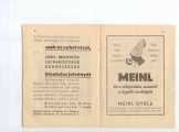 Igazolványfüzet 50%-os kedvezményre 1938.