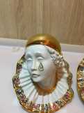 2db Swarovski porcelán
