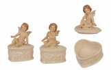 3 db angyal porcelándobozok PK-35