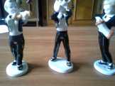 3db zenész porcelán figura