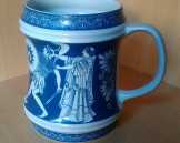Achilleus és Mennon párharca - Hollóházi porcelán