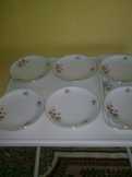 Alföldi porcelán 6.db.tányér+kínáló Süteményes 
